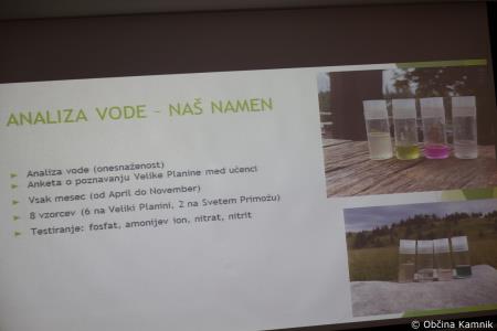Predstavitev izsledkov raziskovalne naloge na temo analize onesnaženosti vode na Veliki planini (24)
